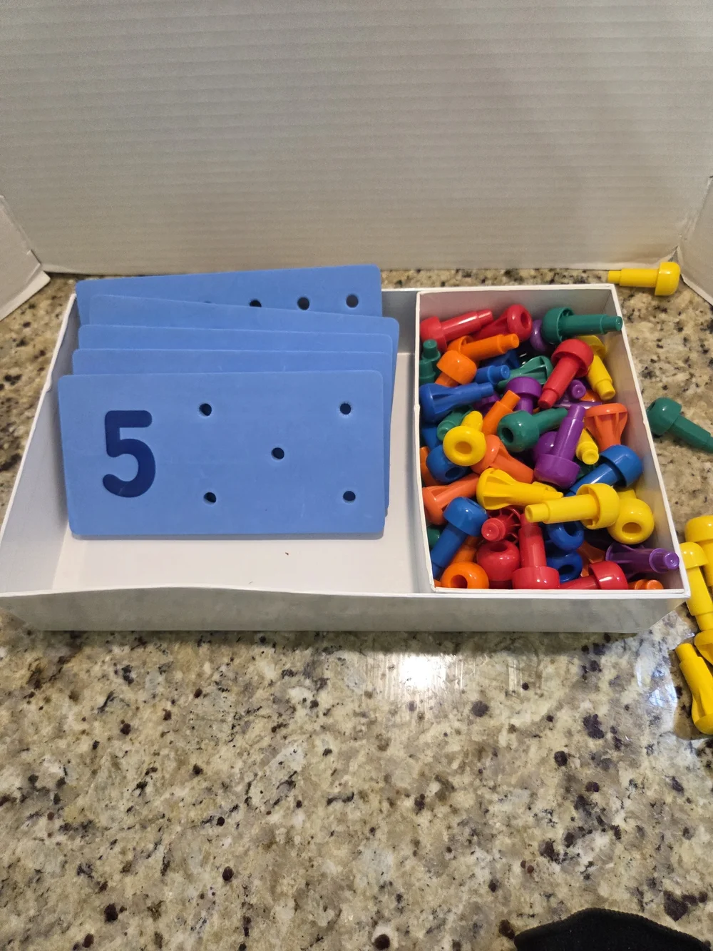 Lakeshore Peg Number Boards Counting Math Learning Set Pegboards Ages 3+